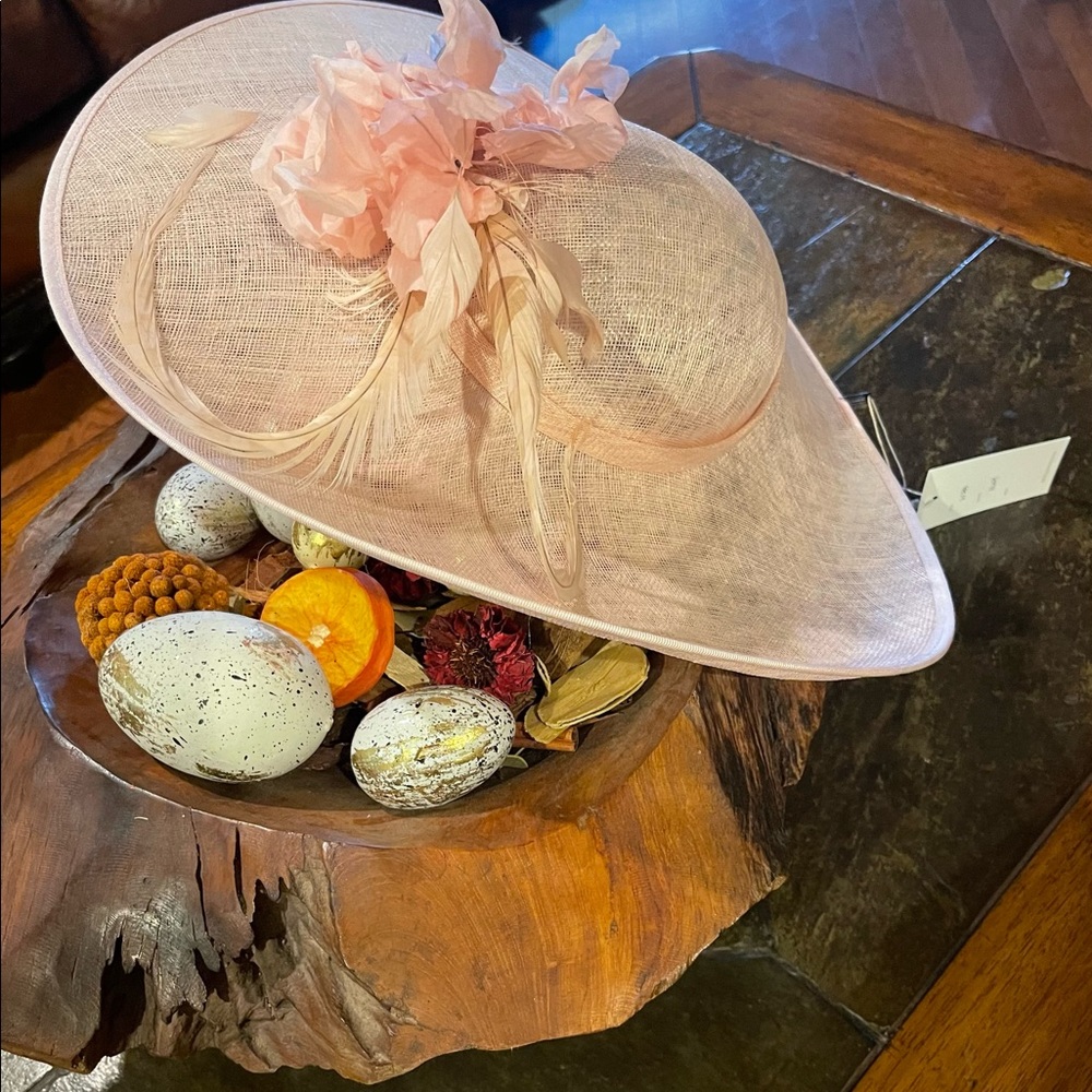 Gorgeous Beige Derby Hat